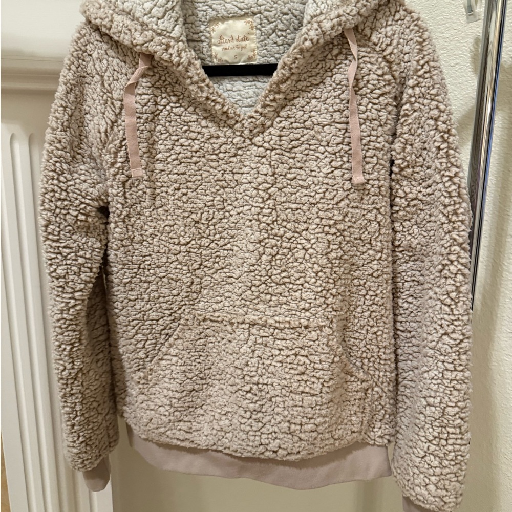 Altar'd State Cream Sherpa Jacket